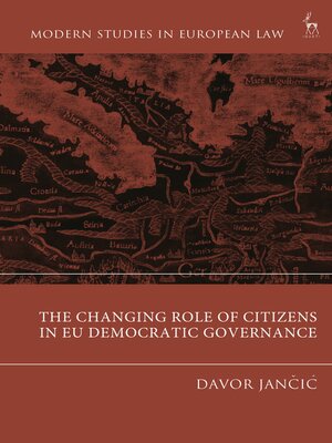 cover image of The Changing Role of Citizens in EU Democratic Governance